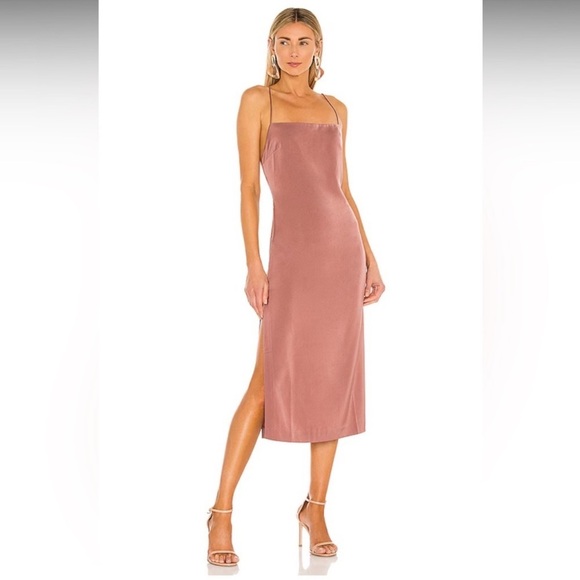 NBD Malia Midi Dress in Mauve Size XS NWT - Picture 1 of 11